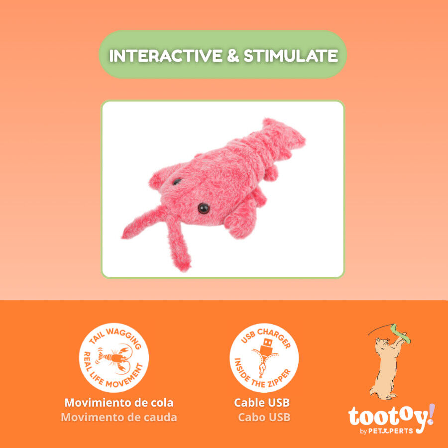 Tootoy! Interactive & Stimulate Brinquedo Lagosta Interativa para gatos, , large Imagem n&uacute;mero 3
