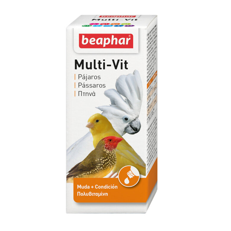 vitaminas_pajaros_beaphar_12_vitaminas_BEA16173_M Imagem número 1 Beaphar vitaminas para pájaros estados carenciales Imagem número 1