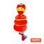 Tootoy! Comfort Ring Snake Cuddler peluche com corda para cães, , large Indicador imagem número 1