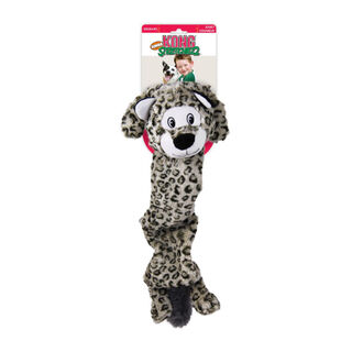 Kong Stretchezz Jumbo Leopardo de peluche para cães