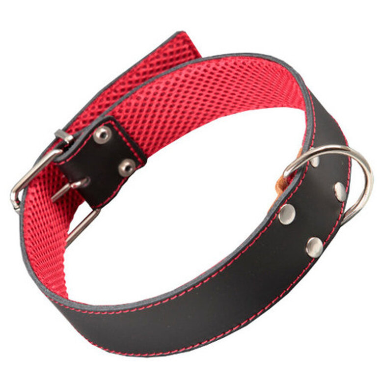 Arppe cuero cosido negro collar para perros image number null