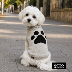 Gotoo Camisola de Malha Castanha para c&atilde;es