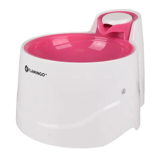 Flamingo Bellagio Bebedouro Automático Branco e Rosa para cães e gatos 