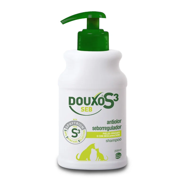 Douxo S3 Seb Shampoo Pele Oleosa para cães e gatos ,  Imagem número 1 Douxo S3 Seb Shampoo Pele Oleosa para cães e gatos , , large Imagem número 1