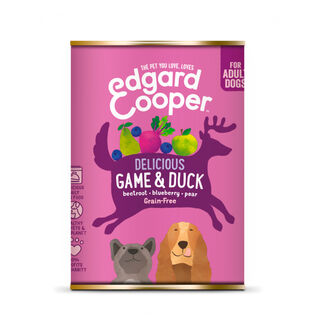 Edgard & Cooper Grain Free vitela e cordeiro lata para cães