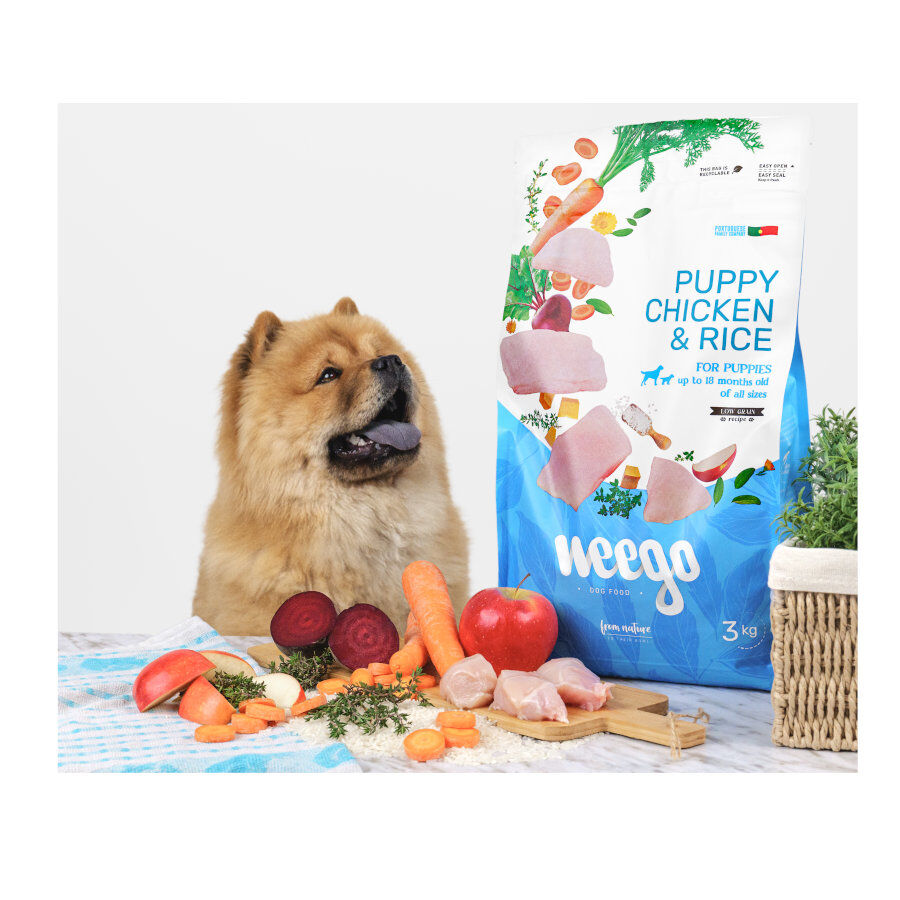 Weego Puppy Ra&ccedil;&atilde;o de frango e arroz para cachorros, , large Imagem n&uacute;mero 4