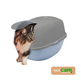 Nice Care Eco Caixa de areia Smart azul e verde para gatos