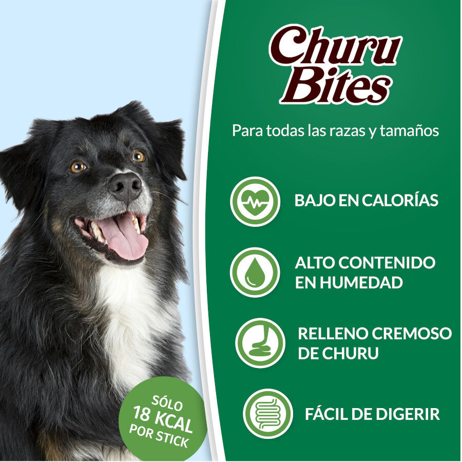 8 saquetas x 12 g Churu Snacks Bites de Frango para c&atilde;es, , large Imagem n&uacute;mero 2