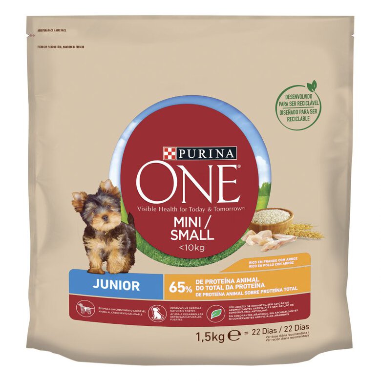 Purina One Junior Pollo comida para gatos image number null