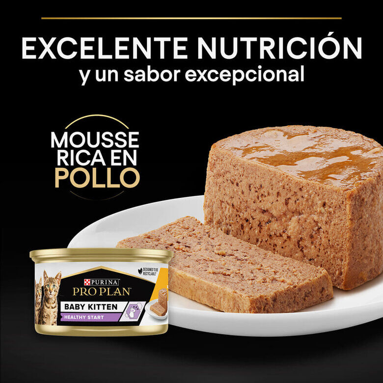 85 g Purina Pro Plan Baby Kitten Mousse lata, , large Imagem n&uacute;mero 5