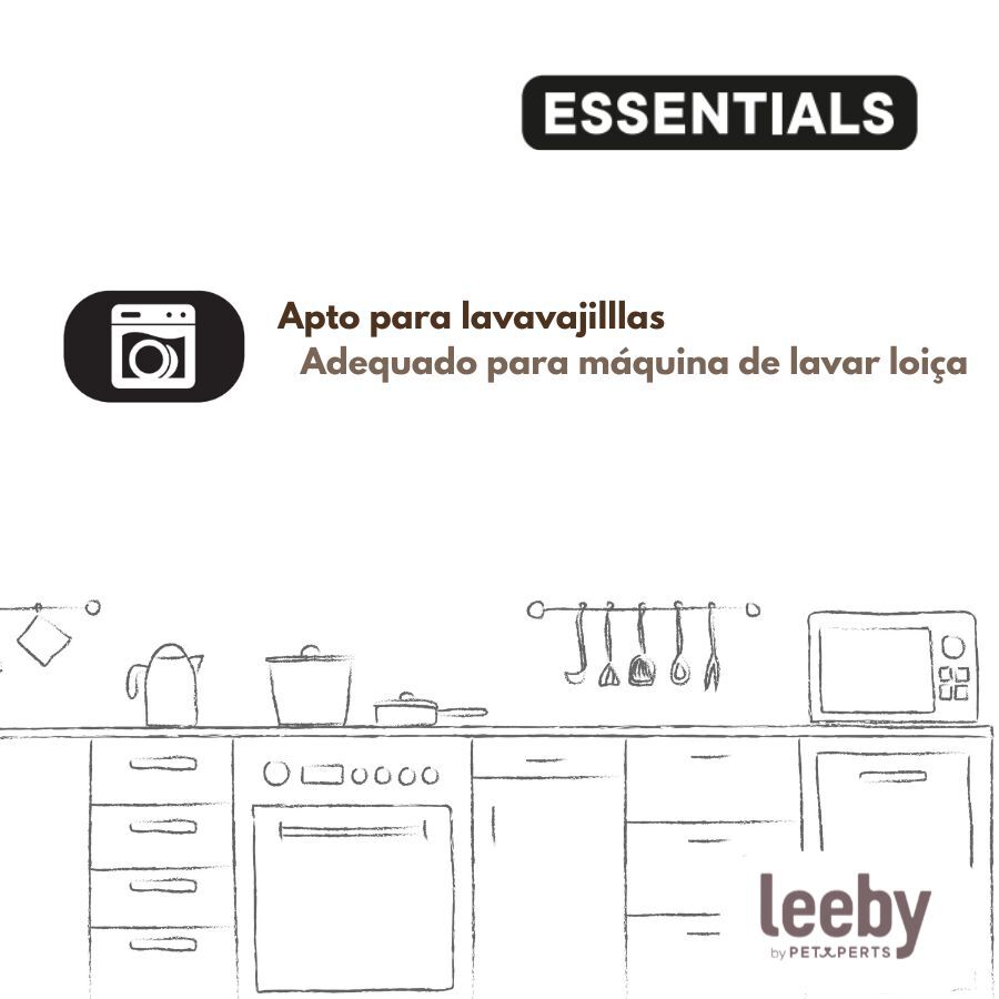 Leeby Copo Medidor Transparente para c&atilde;es e gatos, , large Imagem n&uacute;mero 5
