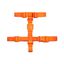 Zeedog Neopro Tangerine Peitoral Laranja para cães , , large Indicador imagem número 1