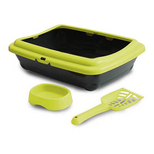 Nayeco Kit de inicio para gatos bandeja y plato Imagem n&uacute;mero 1