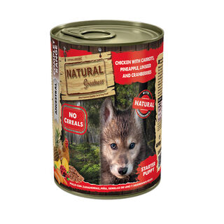 Natural Greatness Complet Range Ancestral Frango com Cenoura e Ananás patê em lata para cães 