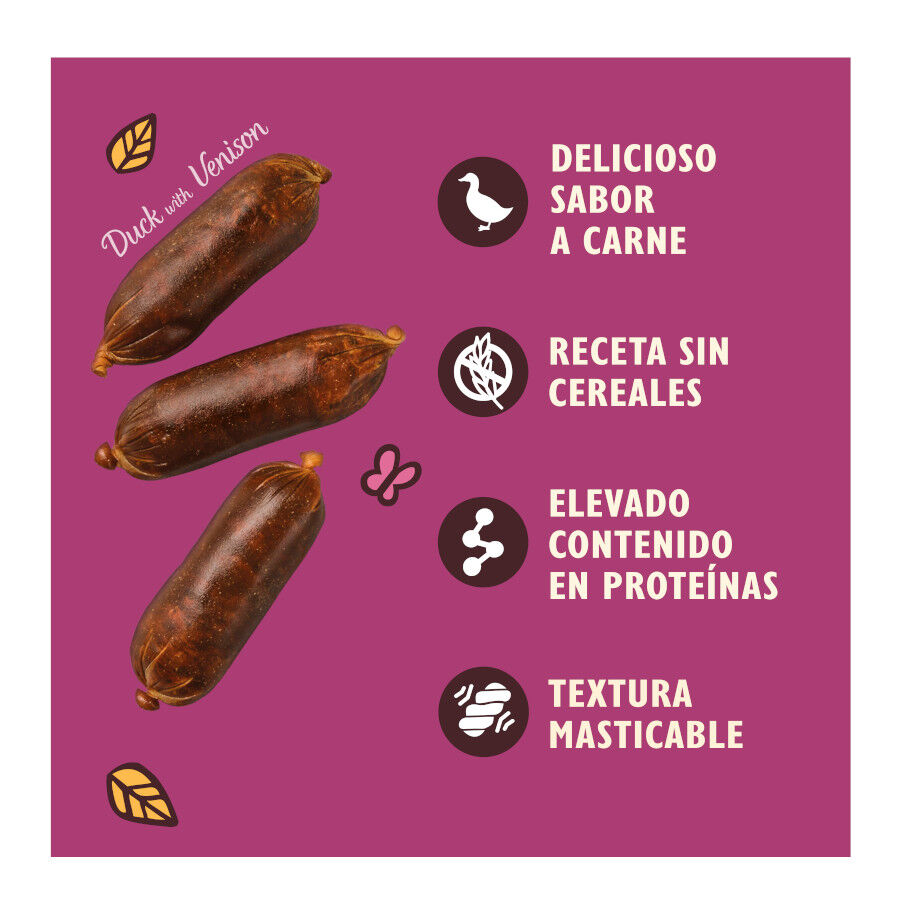 70 g Lily's Kitchen Salsichas de Pato e Veado para c&atilde;es, , large Imagem n&uacute;mero 2
