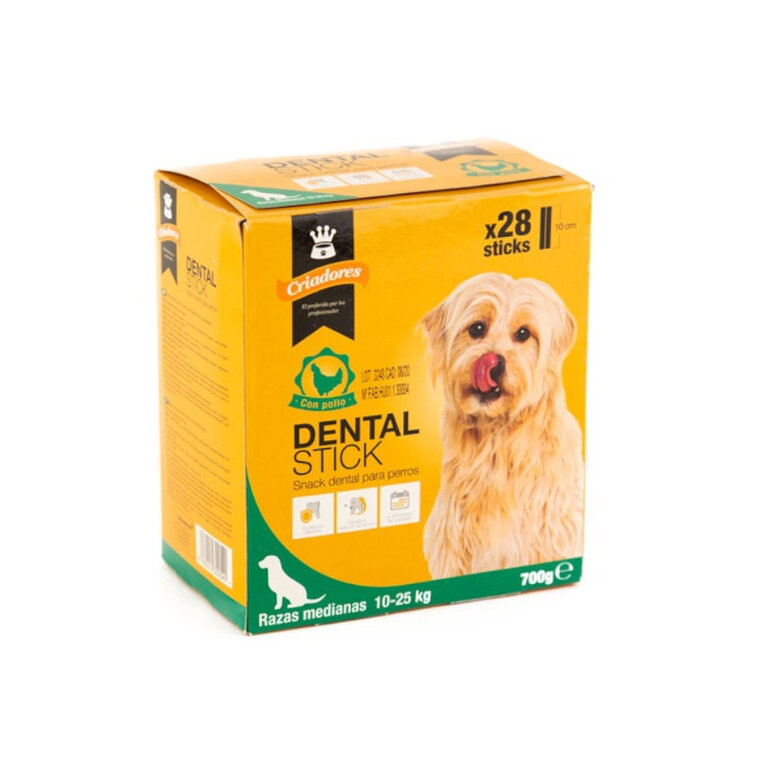 Criadores Dental Stick pollo para perros medianos Imagem número 1 Criadores Dental Stick pollo para perros medianos Imagem número 1