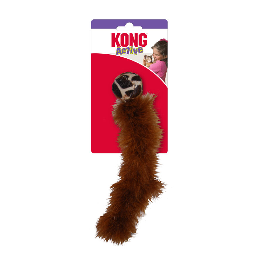 Kong Active Wild Tails Bola com Penas para Gatos, , large Imagem n&uacute;mero 2