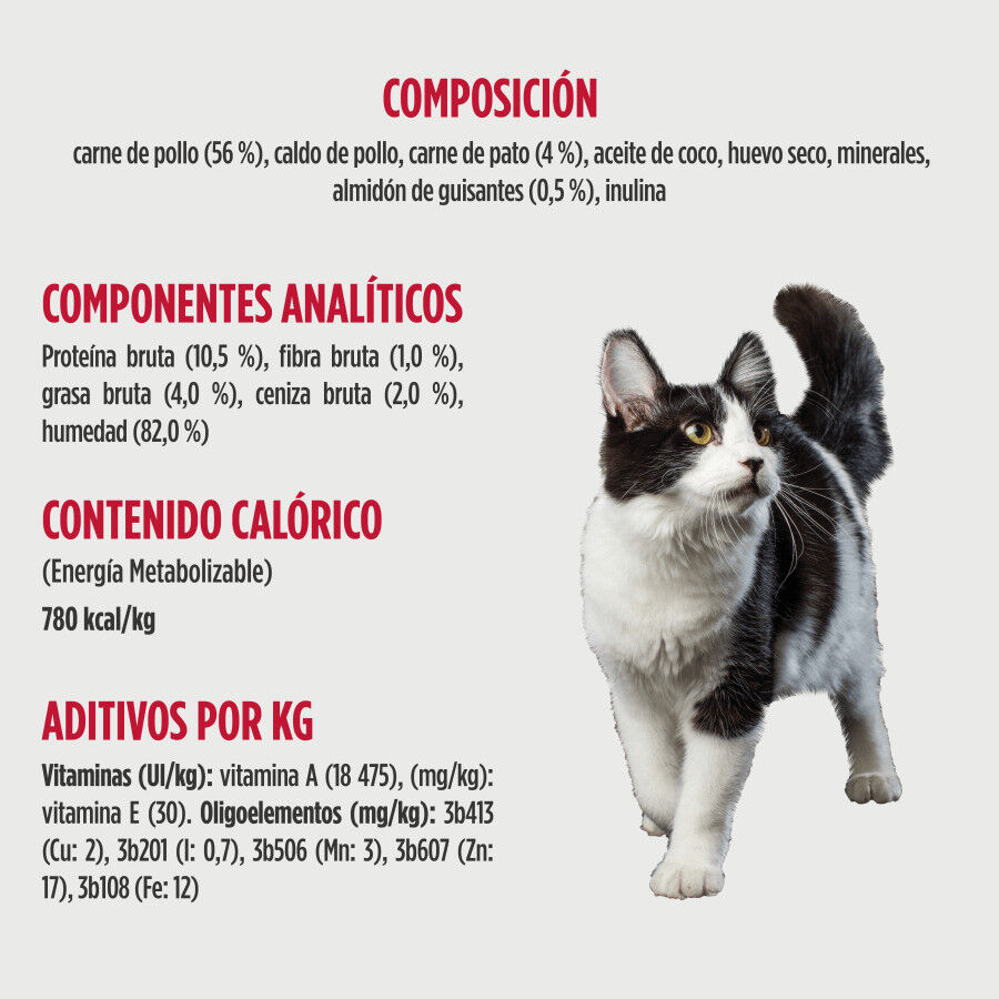 79 g Nulo Silky Mousse Frango com Pato Saquetas para gatos, , large Imagem n&uacute;mero 2