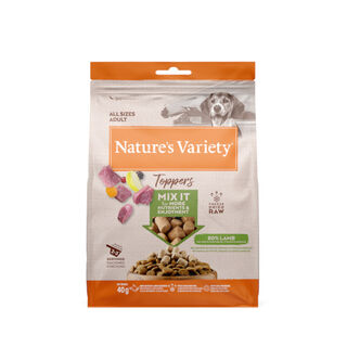 Nature's Variety Toppers Adult Cordeiro para cães