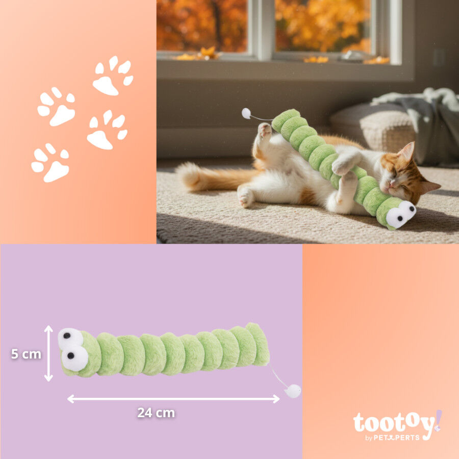 Tootoy! Comfort & Relax Brinquedo Olhos de Minhoca para gatos, , large Imagem n&uacute;mero 4