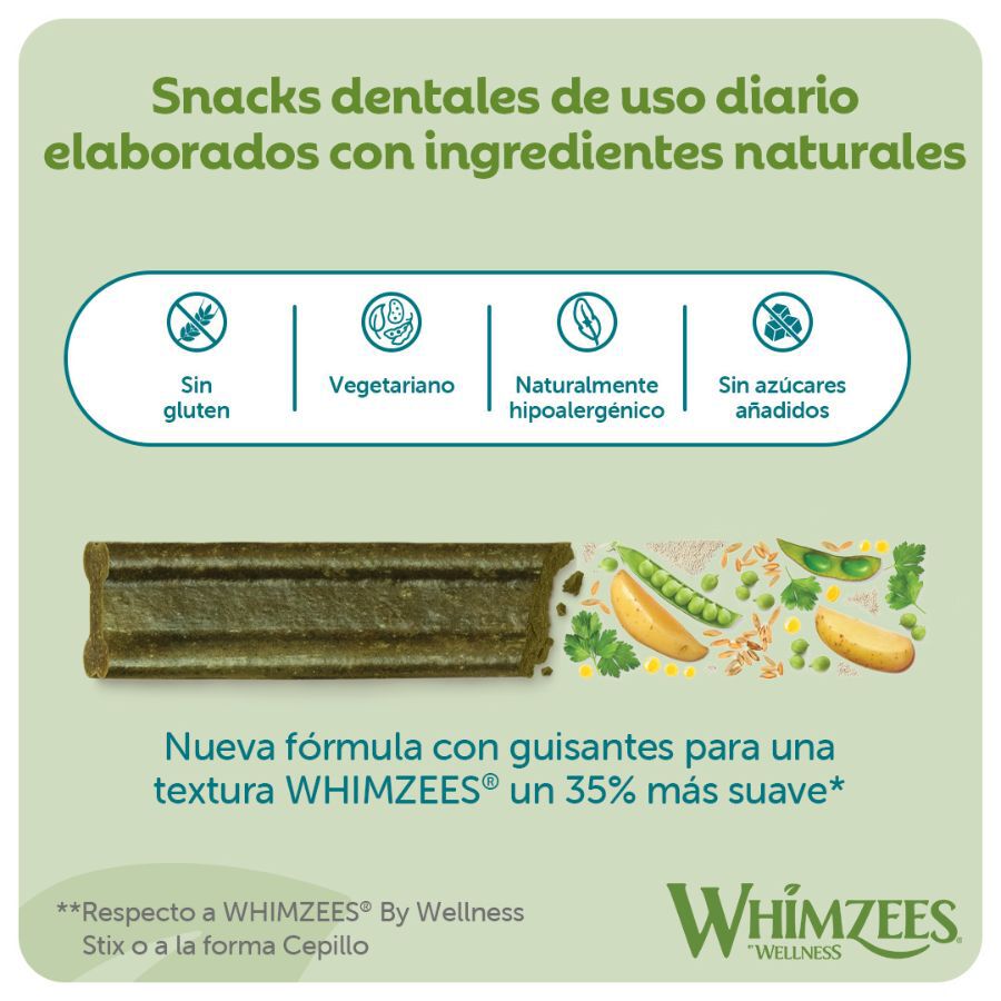 56 sticks Whimzees Soft Value Bags XS Dental Snacks para c&atilde;es, , large Imagem n&uacute;mero 4