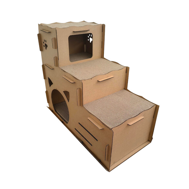 Catshion Escada Arranhador Grande de Cartão para gatos,  Imagem número 2 Catshion Escada Arranhador Grande de Cartão para gatos, , large Imagem número 2