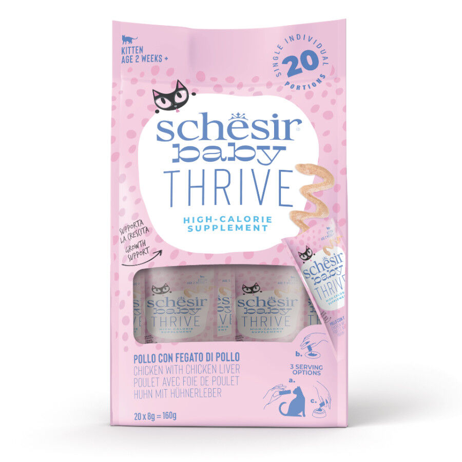 Schesir Thrive Suplemento de frango para gatinhos, , large Imagem n&uacute;mero 1