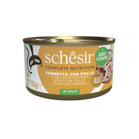 Schesir Adult Atum com Frango lata para gatos