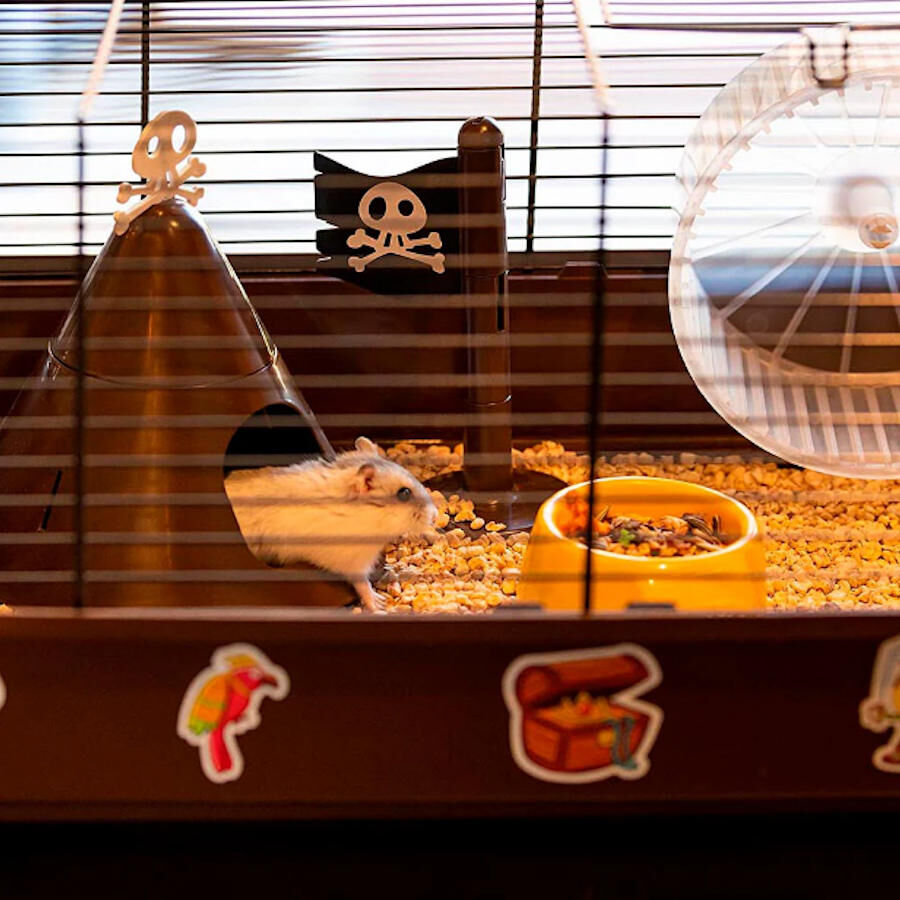 Ferplast Criceti 9 Piratas Preta Jaula para roedores, , large Imagem n&uacute;mero 4