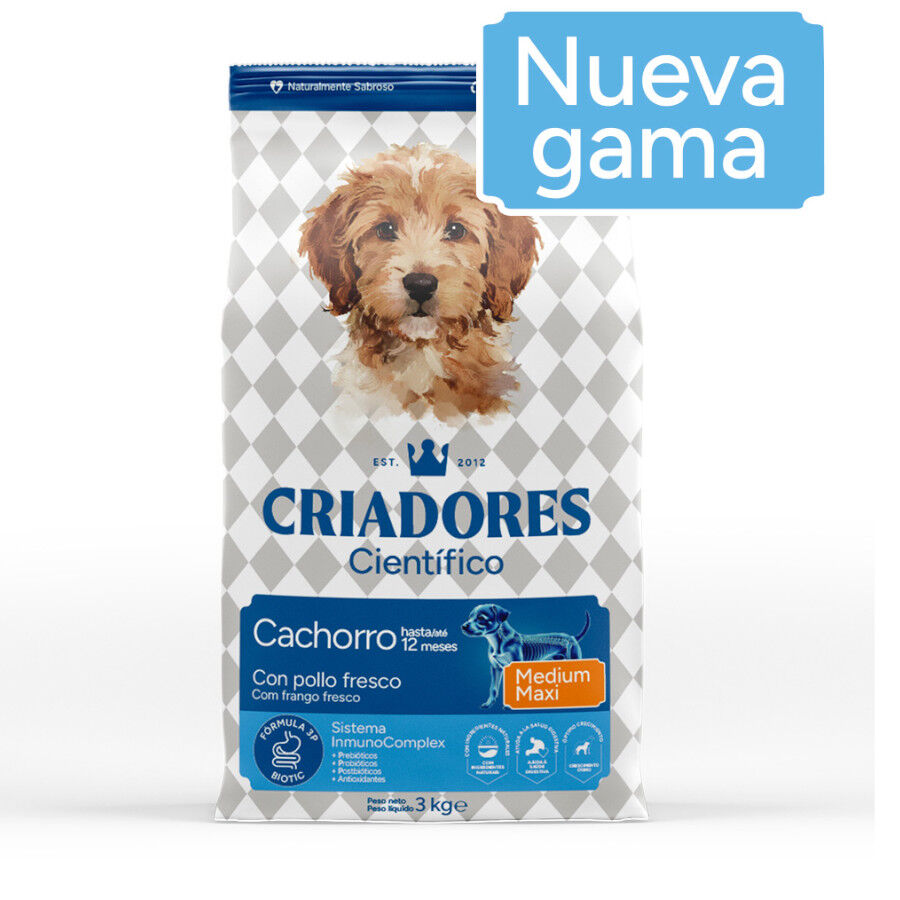 3 kg Criadores Cient&iacute;fico MediumMaxi Ra&ccedil;&atilde;o de frango para cachorros, , large Imagem n&uacute;mero 2