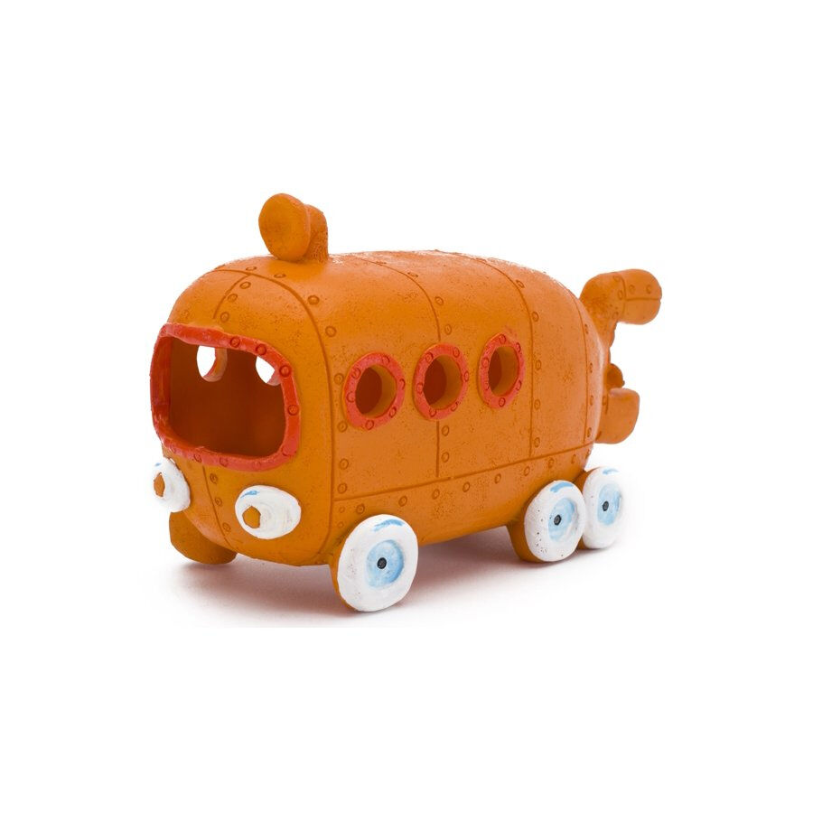 Penn-Plax Bob Esponja Casa Autocarro de Decora&ccedil;&atilde;o para aqu&aacute;rios, , large Imagem n&uacute;mero 1