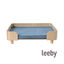 Leeby Sofá com almofada zul removível para cães, , large Indicador imagem número 2