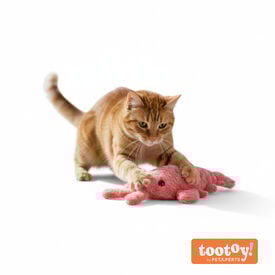 Tootoy! Interactive & Stimulate Brinquedo Lagosta Interativa para gatos