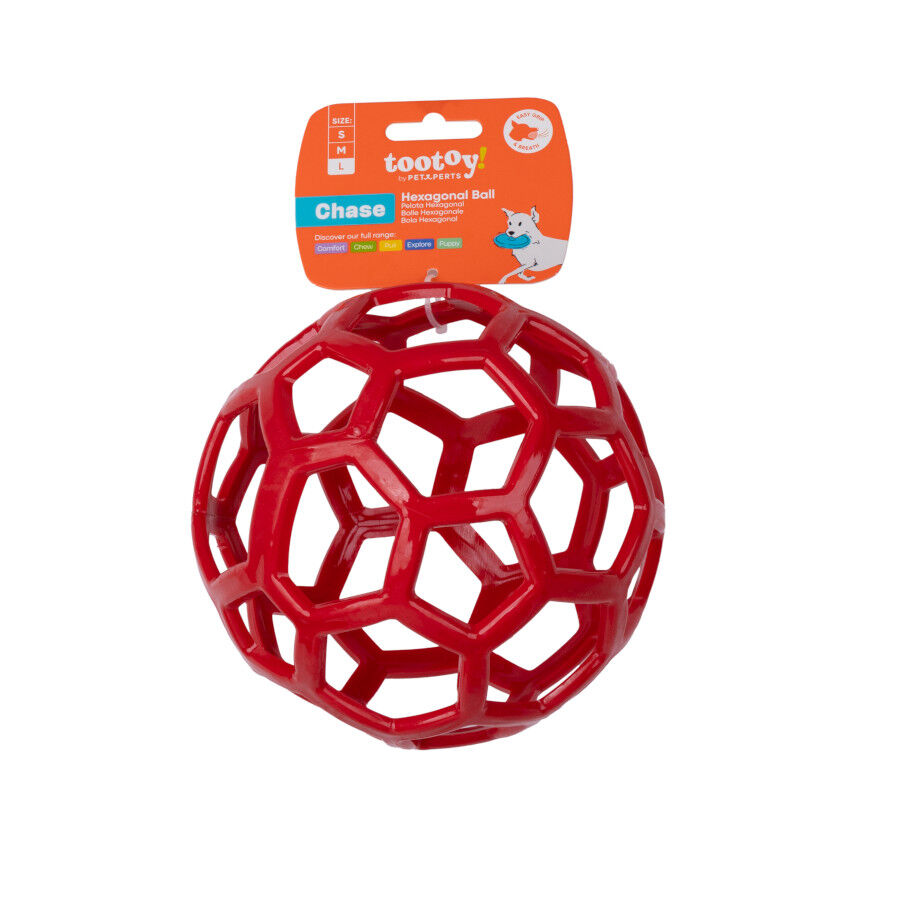 Tootoy! Chase Bola Hexahole m&eacute;dia para c&atilde;es, , large Imagem n&uacute;mero 6