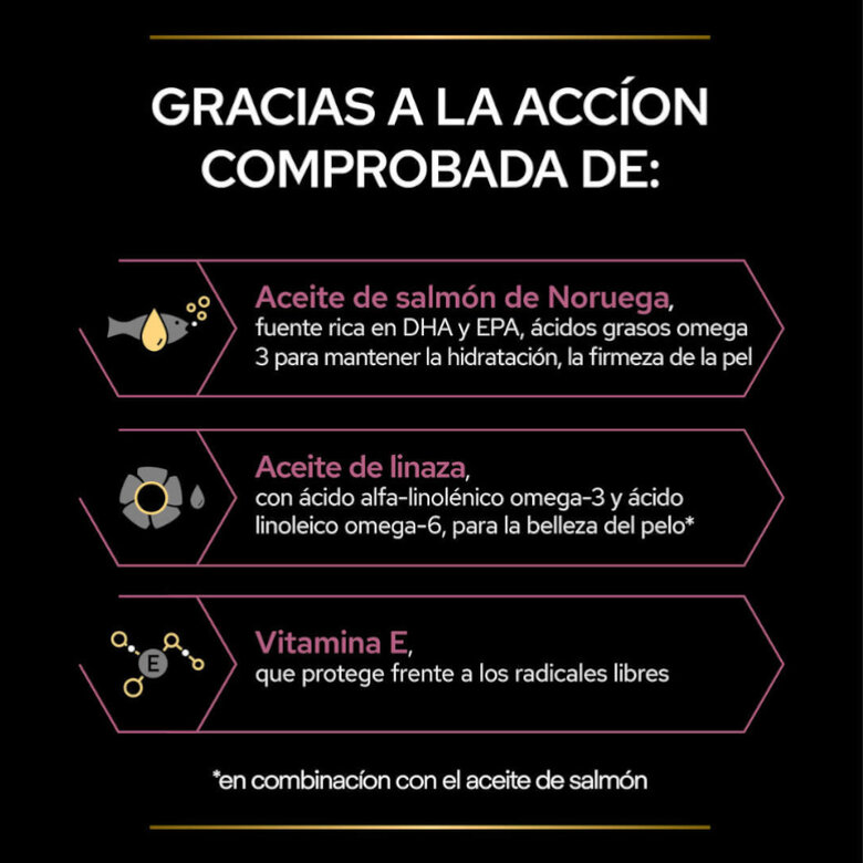 150 ml Pro Plan Skin & Coat + Óleo de Salmão Norueguês para gatos,  Imagem número 3 150 ml Pro Plan Skin & Coat + Óleo de Salmão Norueguês para gatos, , large Imagem número 3