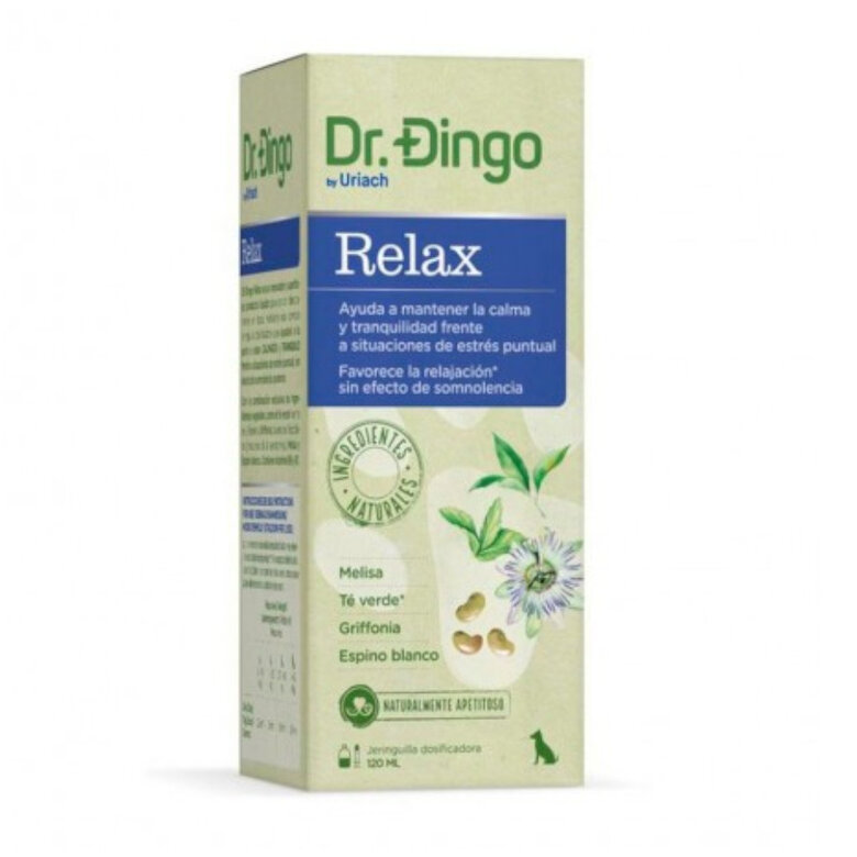 120 ml Dr. Dingo Relax Suplemento para o stress ocasional de cães,  Imagem número 1 120 ml Dr. Dingo Relax Suplemento para o stress ocasional de cães, , large Imagem número 1