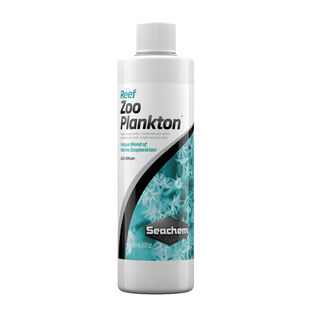 Nutrientes de zooplâncton Seachem Reef para corais de aquário