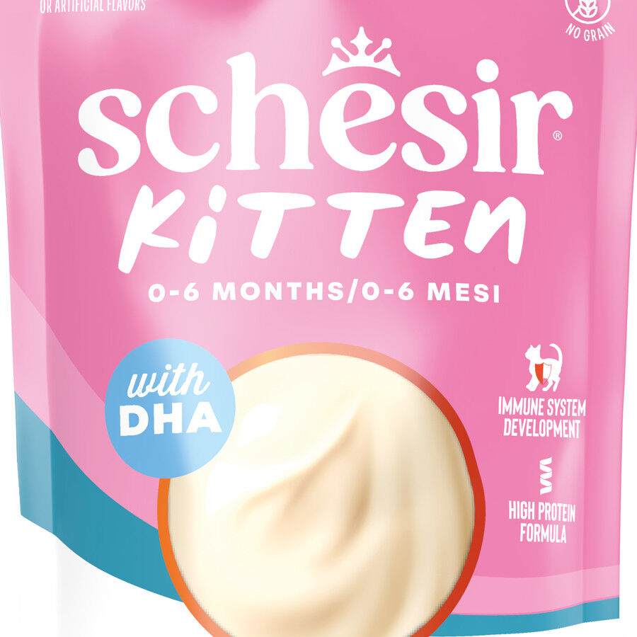 Schesir Comida h&uacute;mida de atum em creme para gatinhos, , large Imagem n&uacute;mero 1