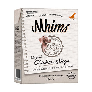 Mhims Frango e Legumes bricks para cães