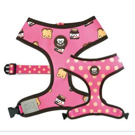 Dukier Dogtella Peitoral reversível com estampado de Nutella para cães