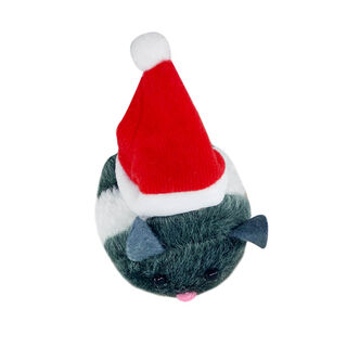 Miau Christmas Rato Santa de Peluche 