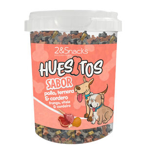 2&Snacks Biscoitos Mini Ossos Mix para cães