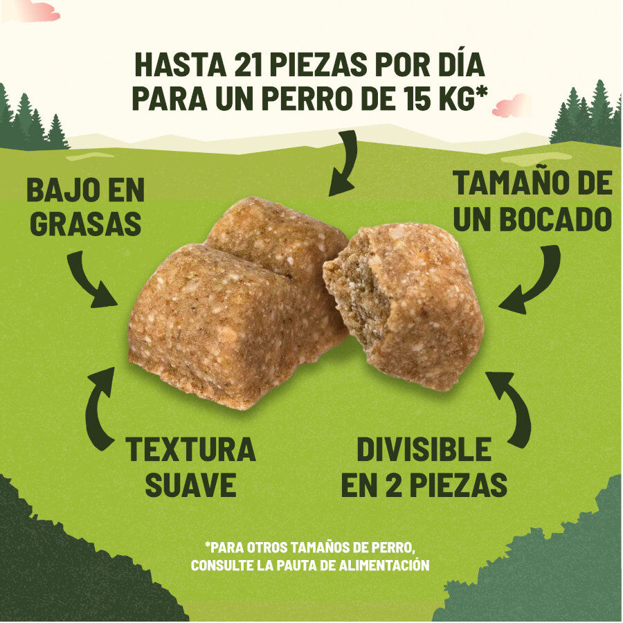 115 g Adventuros Snacks Training de Salm&atilde;o para c&atilde;es, , large Imagem n&uacute;mero 2