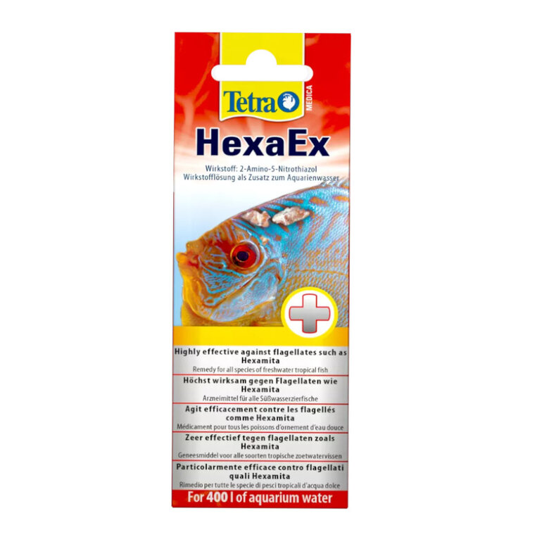Tetra Medica HexaEx Hexamita tratamiento para peces image number null