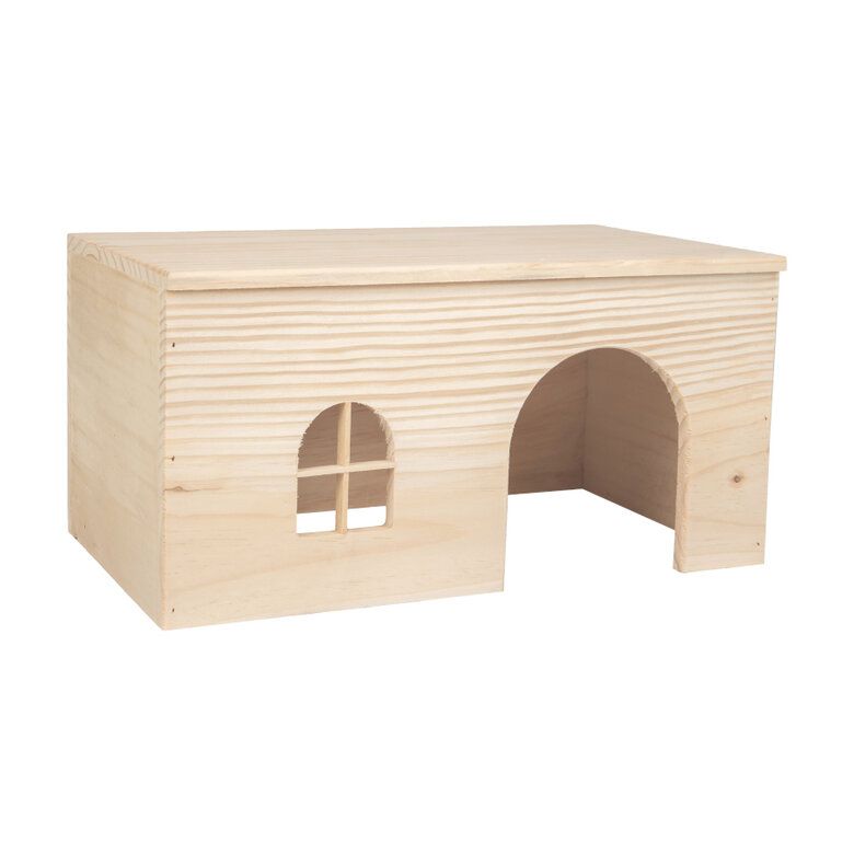 Flamingo Mody Natural Casa de Madera para roedores,  Imagem número 1 Flamingo Mody Natural Casa de Madera para roedores, , large Imagem número 1