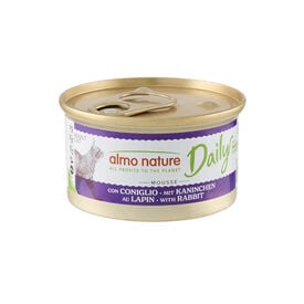 Almo Nature Adult Daily Mousse de Coelho lata para gatos