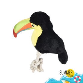 Summer Vibes Tucano de Peluche com Corda para c&atilde;es