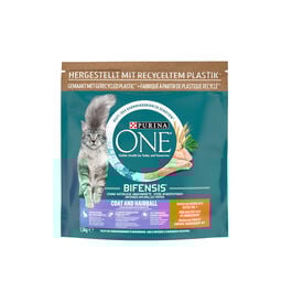 Purina One Bifense Coat&Hairball Frango ração para gatos 