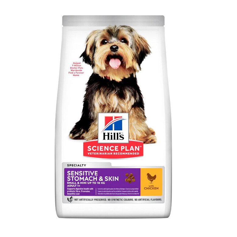 1.5 kg Hill's Small y Mini Science Plan Sensitive Stomach Frango ração para cães,  Imagem número 1 1.5 kg Hill's Small y Mini Science Plan Sensitive Stomach Frango ração para cães, , large Imagem número 1