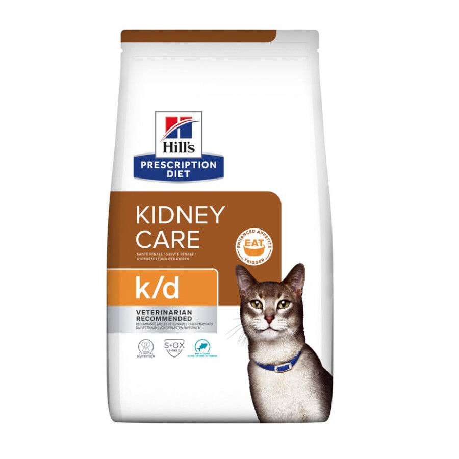 3 kg Hill's Prescription Diet kidney Care k/d Ra&ccedil;&atilde;o de atum para gato, , large Imagem n&uacute;mero 1